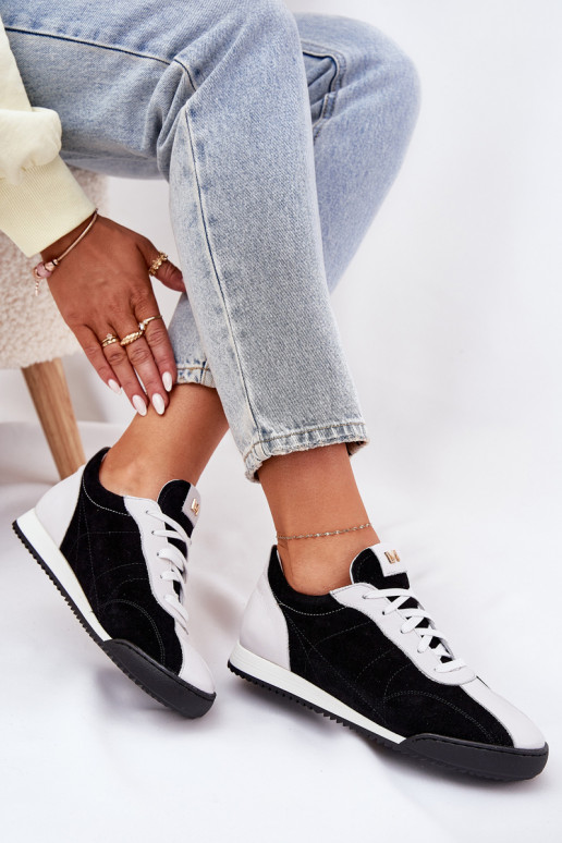 Piel zapatillas Femenino Laura Messi 2935 de color negro Piel zapatillas Femenino Laura Messi 2935 de color negro