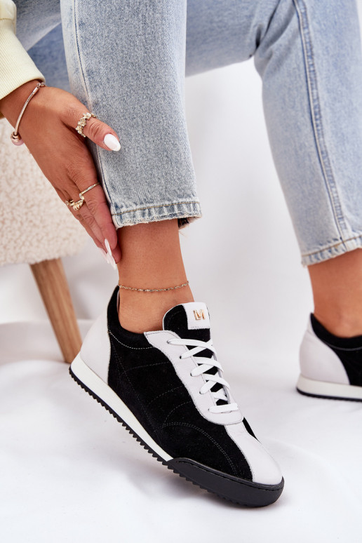 Piel zapatillas Femenino Laura Messi 2935 de color negro Piel zapatillas Femenino Laura Messi 2935 de color negro