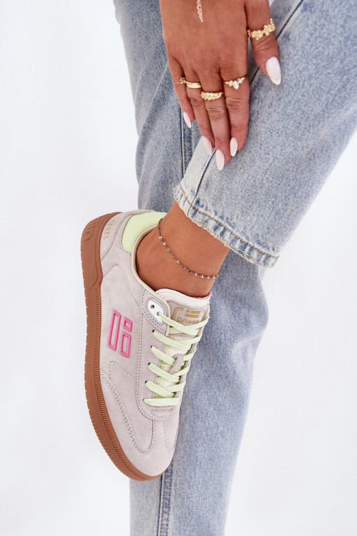 de gamuza zapatillas Zapatillas modelo zapatos. Femenino D.Franklin DFSH387005 Zgaszona Biel de gamuza zapatillas Zapatillas modelo zapatos. Femenino D.Franklin DFSH387005 Zgaszona Biel