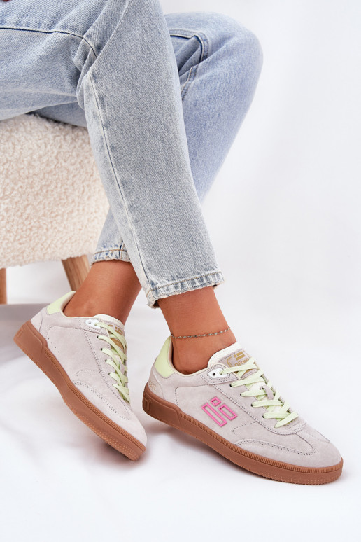 de gamuza zapatillas Zapatillas modelo zapatos. Femenino D.Franklin DFSH387005 Zgaszona Biel de gamuza zapatillas Zapatillas modelo zapatos. Femenino D.Franklin DFSH387005 Zgaszona Biel