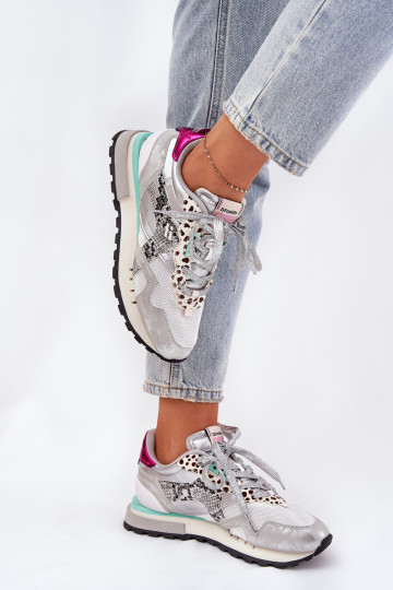 Zapatillas modelo zapatos. zapatillas Femenino D.Franklin DFSH378006 color plata