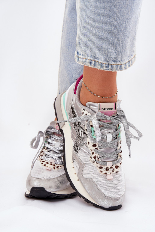 Zapatillas modelo zapatos. zapatillas Femenino D.Franklin DFSH378006 color plata Zapatillas modelo zapatos. zapatillas Femenino D.Franklin DFSH378006 color plata