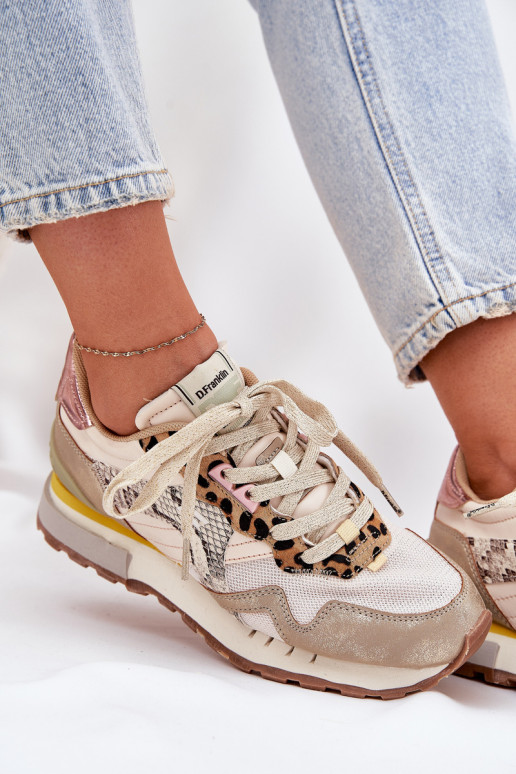 Zapatillas modelo zapatos. zapatillas Femenino D.Franklin DFSH378006 color dorado Zapatillas modelo zapatos. zapatillas Femenino D.Franklin DFSH378006 color dorado