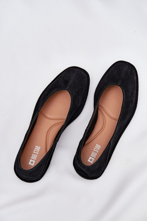 Bailarinas de ante Femenino Big Star RR274080 de color negro Bailarinas de ante Femenino Big Star RR274080 de color negro