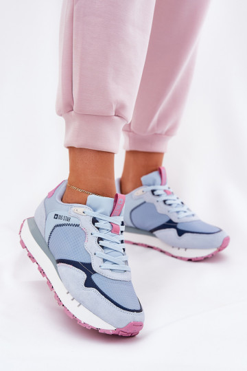 de gamuza  zapatillas Femenino Big Star RR274236 HI-POLY SYSTEM color azul