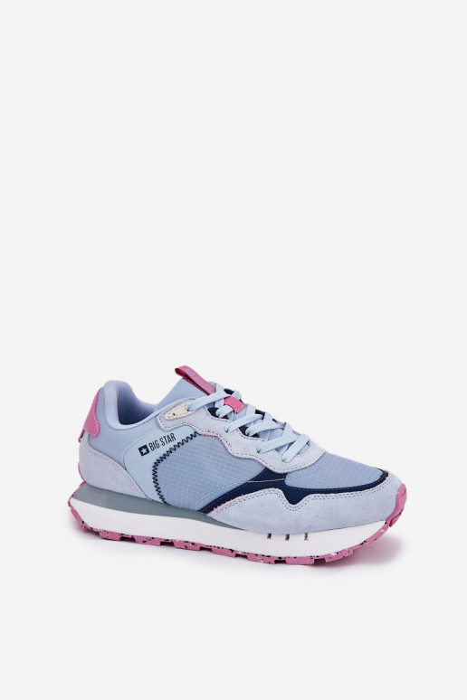 de gamuza  zapatillas Femenino Big Star RR274236 HI-POLY SYSTEM color azul de gamuza  zapatillas Femenino Big Star RR274236 HI-POLY SYSTEM color azul