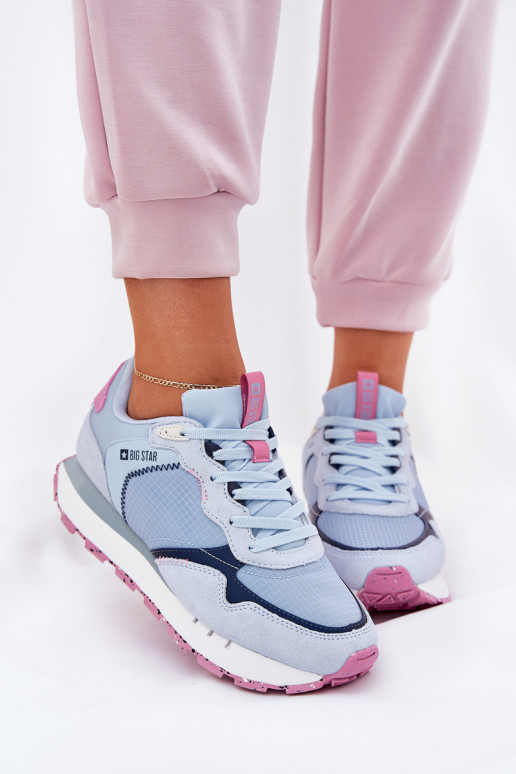 de gamuza  zapatillas Femenino Big Star RR274236 HI-POLY SYSTEM color azul de gamuza  zapatillas Femenino Big Star RR274236 HI-POLY SYSTEM color azul