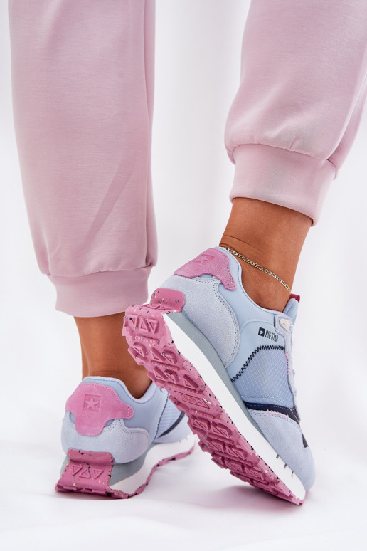 de gamuza  zapatillas Femenino Big Star RR274236 HI-POLY SYSTEM color azul de gamuza  zapatillas Femenino Big Star RR274236 HI-POLY SYSTEM color azul