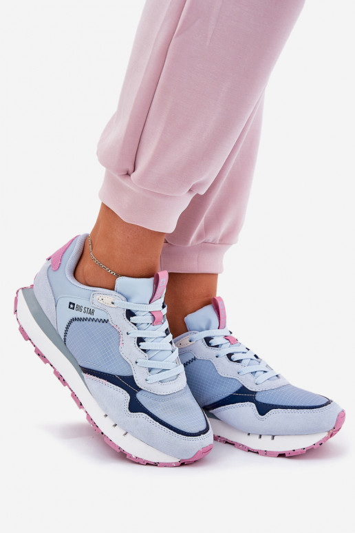 de gamuza  zapatillas Femenino Big Star RR274236 HI-POLY SYSTEM color azul de gamuza  zapatillas Femenino Big Star RR274236 HI-POLY SYSTEM color azul