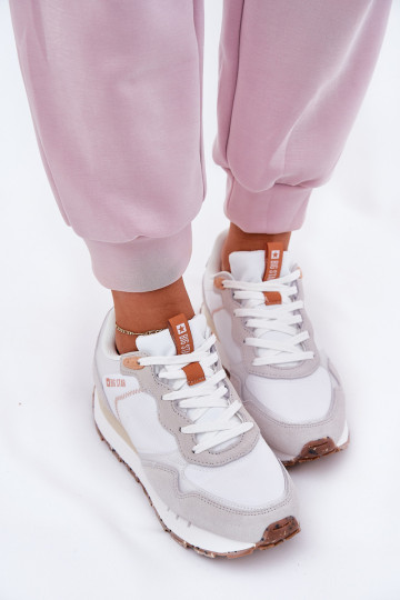 de gamuza  zapatillas Femenino Big Star RR274235 HI-POLY SYSTEM beige