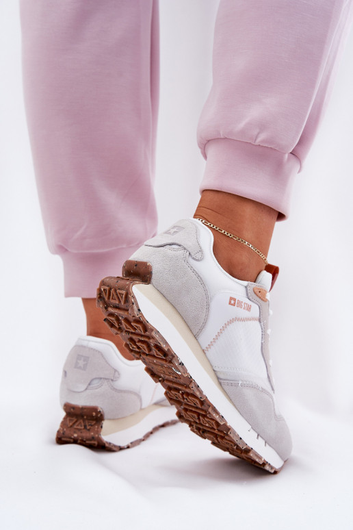 de gamuza  zapatillas Femenino Big Star RR274235 HI-POLY SYSTEM beige de gamuza  zapatillas Femenino Big Star RR274235 HI-POLY SYSTEM beige