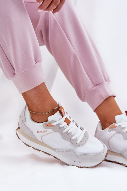 de gamuza  zapatillas Femenino Big Star RR274235 HI-POLY SYSTEM beige de gamuza  zapatillas Femenino Big Star RR274235 HI-POLY SYSTEM beige