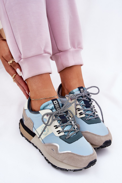 de gamuza Zapatillas modelo zapatos. Femenino Big Star RR274245 HI-POLY SYSTEM gris-color azul de gamuza Zapatillas modelo zapatos. Femenino Big Star RR274245 HI-POLY SYSTEM gris-color azul