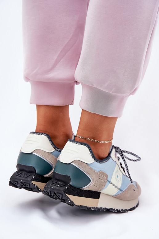 de gamuza Zapatillas modelo zapatos. Femenino Big Star RR274245 HI-POLY SYSTEM gris-color azul de gamuza Zapatillas modelo zapatos. Femenino Big Star RR274245 HI-POLY SYSTEM gris-color azul