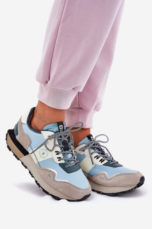 de gamuza Zapatillas modelo zapatos. Femenino Big Star RR274245 HI-POLY SYSTEM gris-color azul de gamuza Zapatillas modelo zapatos. Femenino Big Star RR274245 HI-POLY SYSTEM gris-color azul