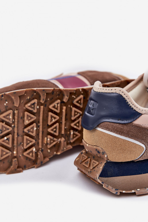 de gamuza Zapatillas modelo zapatos. Tiene quesculino con una plataforma Big Star RR174475 Hi-Poly System beige de gamuza Zapatillas modelo zapatos. Tiene quesculino con una plataforma Big Star RR174475 Hi-Poly System beige