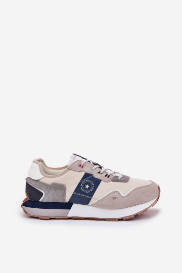 Zapatillas deportivas de ante para hombre con plataforma Big Star RR174471 Hi-Poly System color gris 2