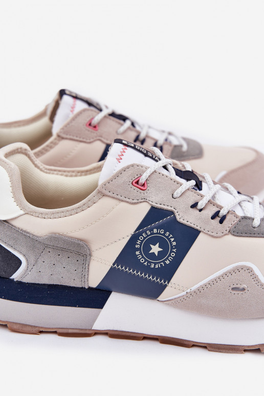 de gamuza Zapatillas modelo zapatos. Tiene quesculino con una plataforma Big Star RR174471 Hi-Poly System color gris de gamuza Zapatillas modelo zapatos. Tiene quesculino con una plataforma Big Star RR174471 Hi-Poly System color gris