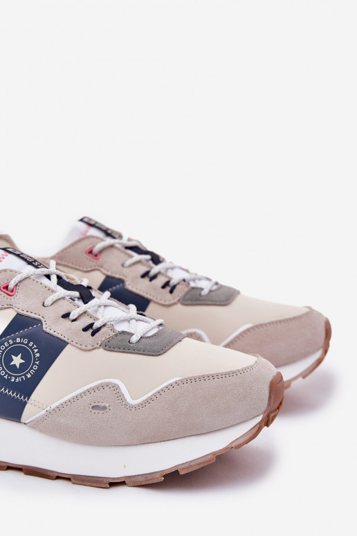 de gamuza Zapatillas modelo zapatos. Tiene quesculino con una plataforma Big Star RR174471 Hi-Poly System color gris de gamuza Zapatillas modelo zapatos. Tiene quesculino con una plataforma Big Star RR174471 Hi-Poly System color gris