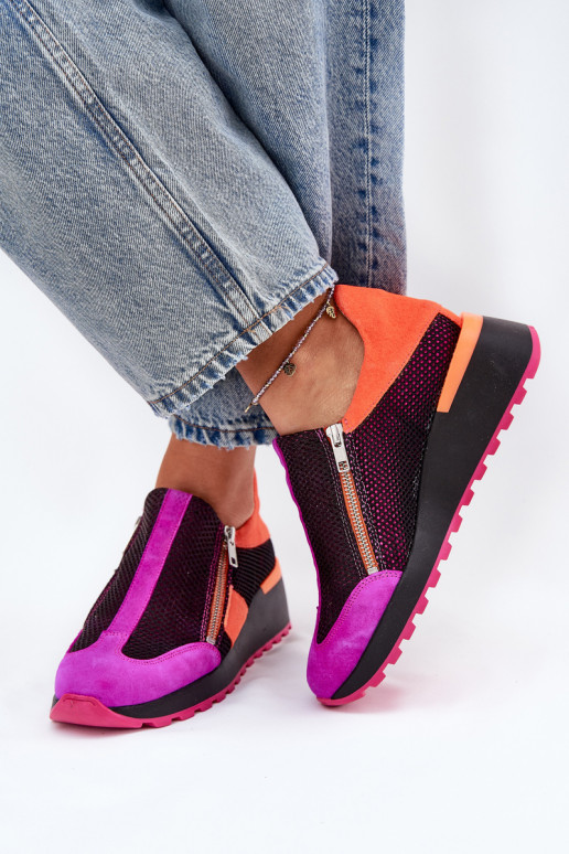 Zapatos modelo Sneakers de piel. Tiene queciejka 06853-15 de color negro Zapatos modelo Sneakers de piel. Tiene queciejka 06853-15 de color negro