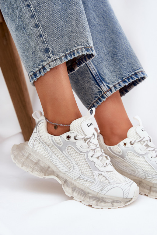 Piel Zapatillas modelo zapatos. Femenino GOE RR2N4083 beige