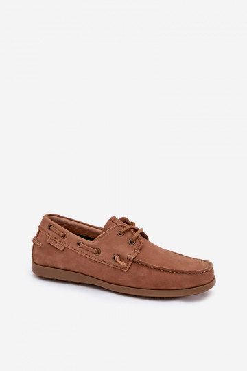 Mocasines de piel para hombres Big Star RR174162 color marrón