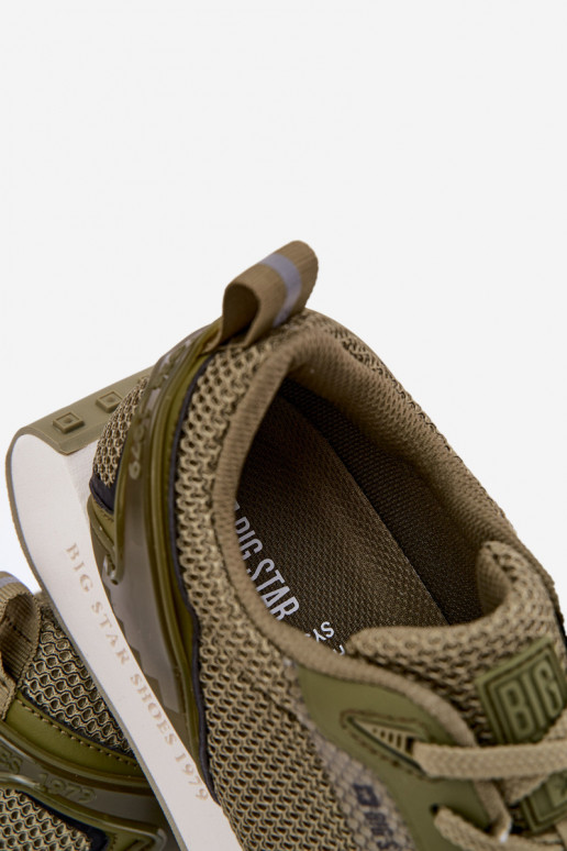 Zapatillas modelo zapatos. Tiene quesculino con una plataforma Big Star RR174360 Hi-Poly System de color caqui Zapatillas modelo zapatos. Tiene quesculino con una plataforma Big Star RR174360 Hi-Poly System de color caqui