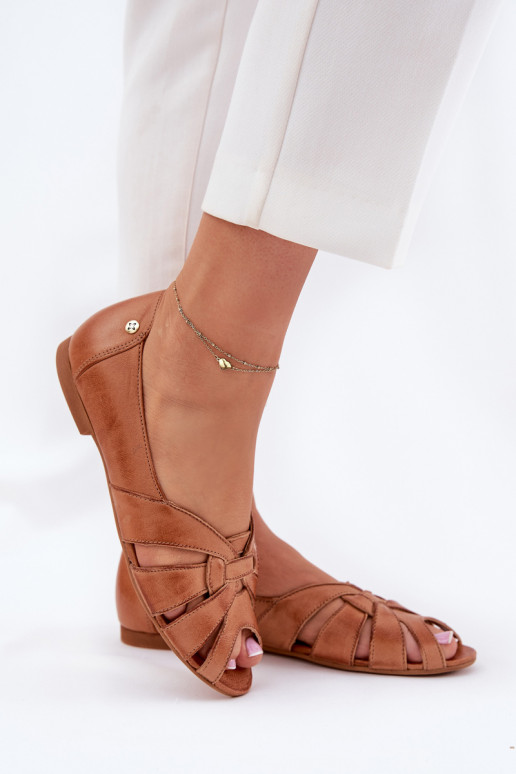 bailarinasOdkrytymi Palcami Tiene queciejka 06908-29/001-1 color marrón bailarinasOdkrytymi Palcami Tiene queciejka 06908-29/001-1 color marrón