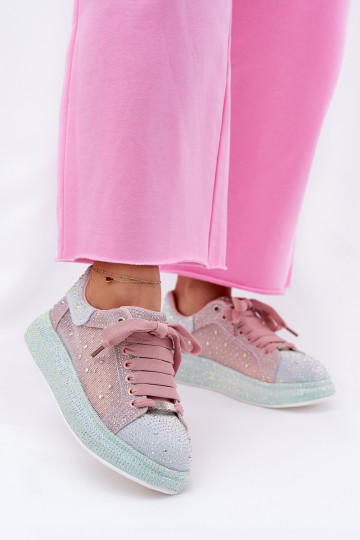 Decorado Zapatillas modelo zapatos. con una plataforma GOE RR2N4009 Colores diferentes 2