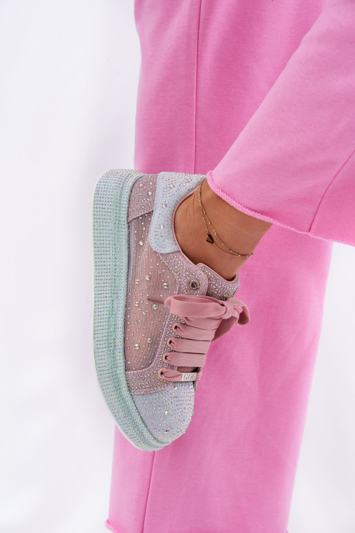 Decorado Zapatillas modelo zapatos. con una plataforma GOE RR2N4009 Colores diferentes