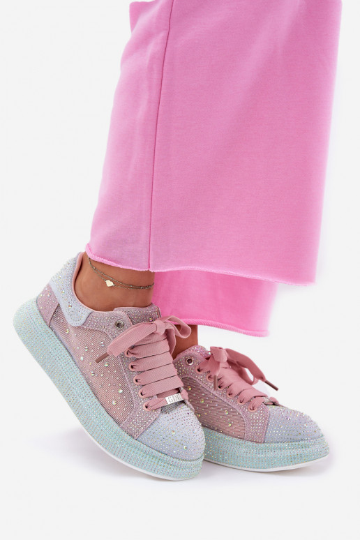 Decorado Zapatillas modelo zapatos. con una plataforma GOE RR2N4009 Colores diferentes