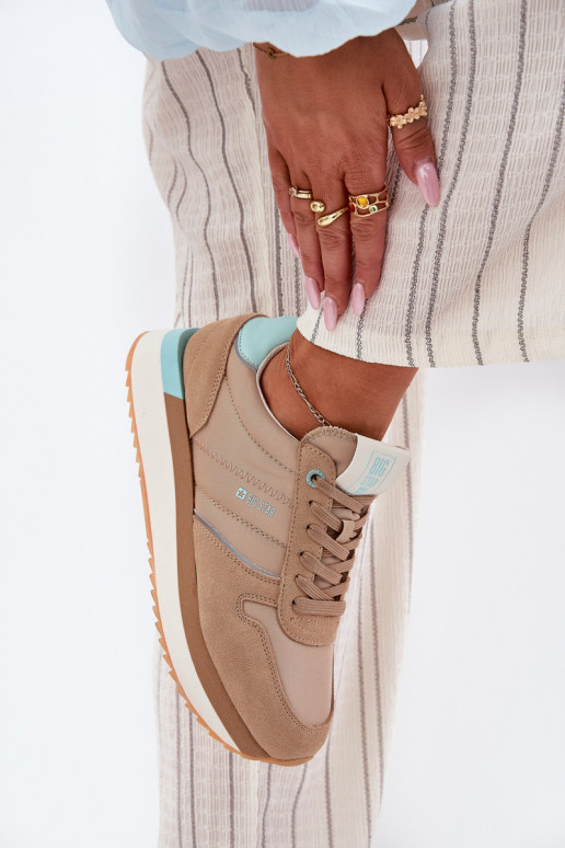 de gamuza Zapatillas modelo zapatos. Femenino Big Star RR274A048 HI-POLY SYSTEM beige de gamuza Zapatillas modelo zapatos. Femenino Big Star RR274A048 HI-POLY SYSTEM beige