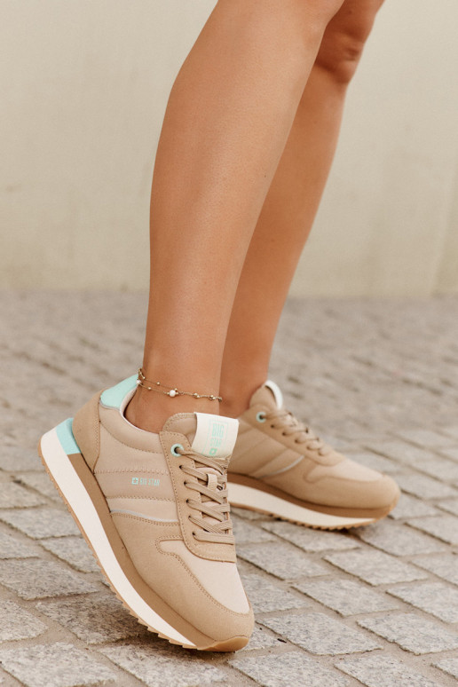 de gamuza Zapatillas modelo zapatos. Femenino Big Star RR274A048 HI-POLY SYSTEM beige de gamuza Zapatillas modelo zapatos. Femenino Big Star RR274A048 HI-POLY SYSTEM beige