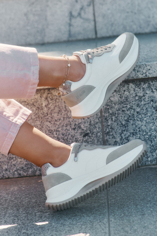 de gamuza Zapatillas modelo zapatos. Femenino con una plataforma Big Star RR274A344 HI-POLY SYSTEM beige de gamuza Zapatillas modelo zapatos. Femenino con una plataforma Big Star RR274A344 HI-POLY SYSTEM beige