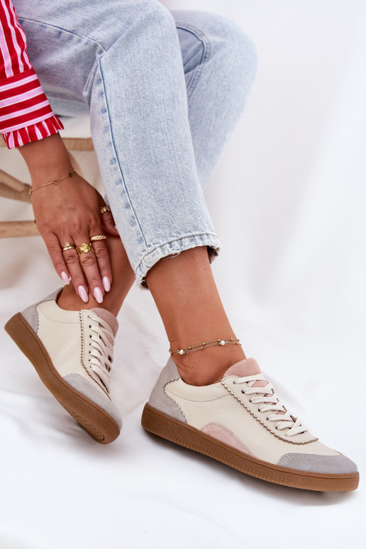 Piel Zapatillas modelo zapatos. Femenino Zazoo N1220 beige Piel Zapatillas modelo zapatos. Femenino Zazoo N1220 beige