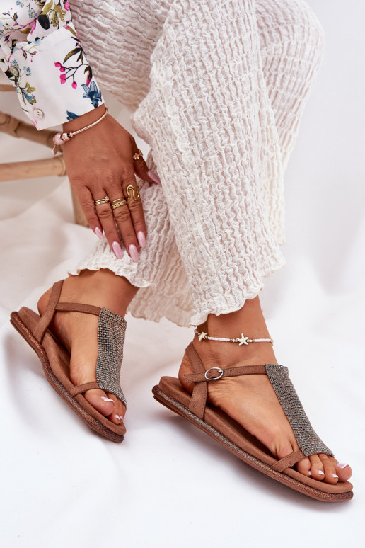 isósceles Estilo elegante Sandalias de mujer con ojos brillantes Artiker 56C1365 color marrón isósceles Estilo elegante Sandalias de mujer con ojos brillantes Artiker 56C1365 color marrón