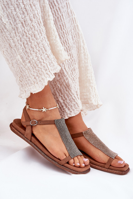 isósceles Estilo elegante Sandalias de mujer con ojos brillantes Artiker 56C1365 color marrón isósceles Estilo elegante Sandalias de mujer con ojos brillantes Artiker 56C1365 color marrón