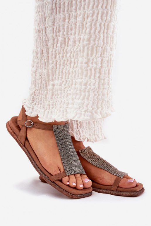 isósceles Estilo elegante Sandalias de mujer con ojos brillantes Artiker 56C1365 color marrón isósceles Estilo elegante Sandalias de mujer con ojos brillantes Artiker 56C1365 color marrón