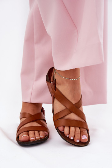 isósceles Sandalias de mujer Femenino Zazoo 40032 color marrón 2