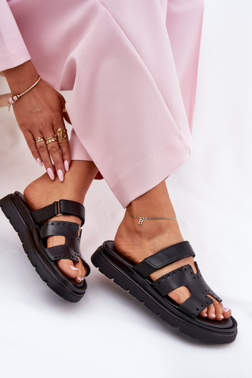 zapatillas de mujerActivadoturalnej Skóry con una plataforma Zazoo 40440 de color negro zapatillas de mujerActivadoturalnej Skóry con una plataforma Zazoo 40440 de color negro