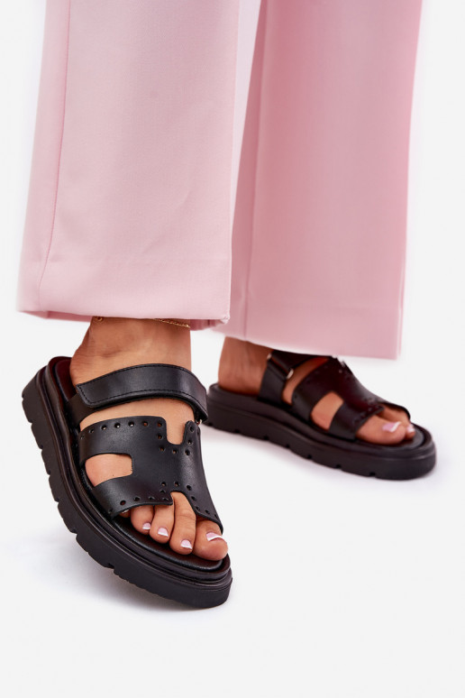 zapatillas de mujerActivadoturalnej Skóry con una plataforma Zazoo 40440 de color negro zapatillas de mujerActivadoturalnej Skóry con una plataforma Zazoo 40440 de color negro