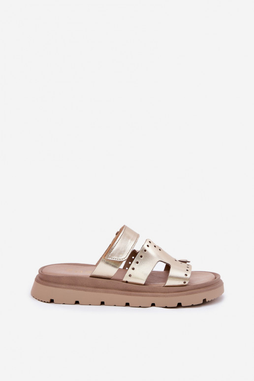 zapatillas de mujerActivadoturalnej Skóry con una plataforma Zazoo 40440 color dorado zapatillas de mujerActivadoturalnej Skóry con una plataforma Zazoo 40440 color dorado