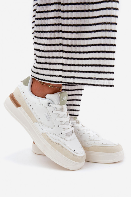 Zapatillas modelo zapatos. Femenino con una plataforma LEE EMMA ENOMEN LOEN 50251014.04L beige