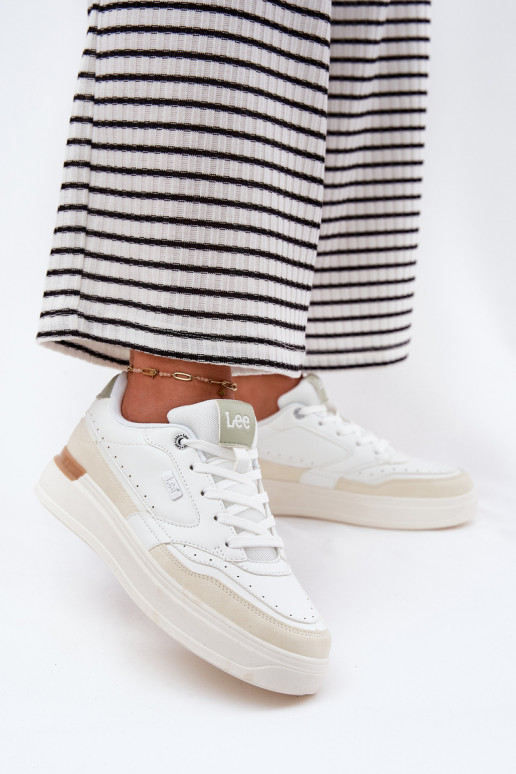 Zapatillas modelo zapatos. Femenino con una plataforma LEE EMMA ENOMEN LOEN 50251014.04L beige