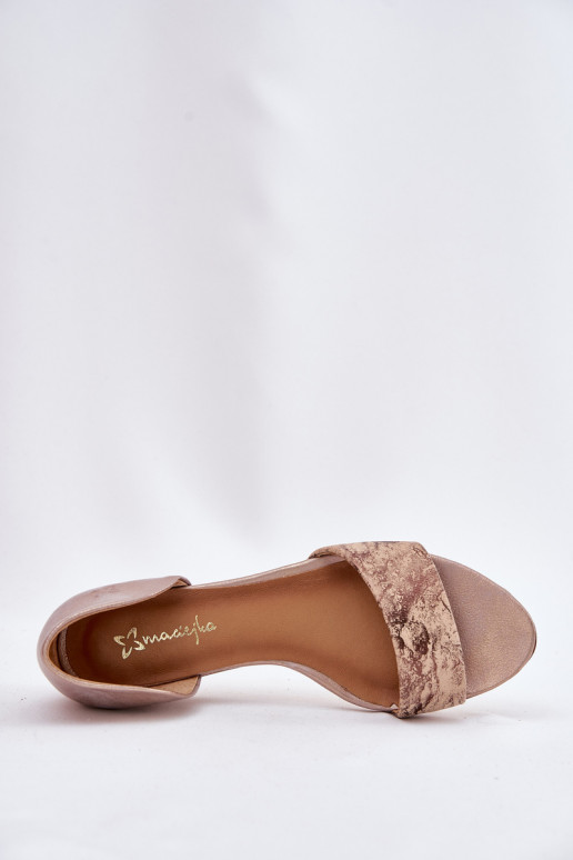 Sandalias de mujer Tiene queciejka 01971-71 color dorado Sandalias de mujer Tiene queciejka 01971-71 color dorado