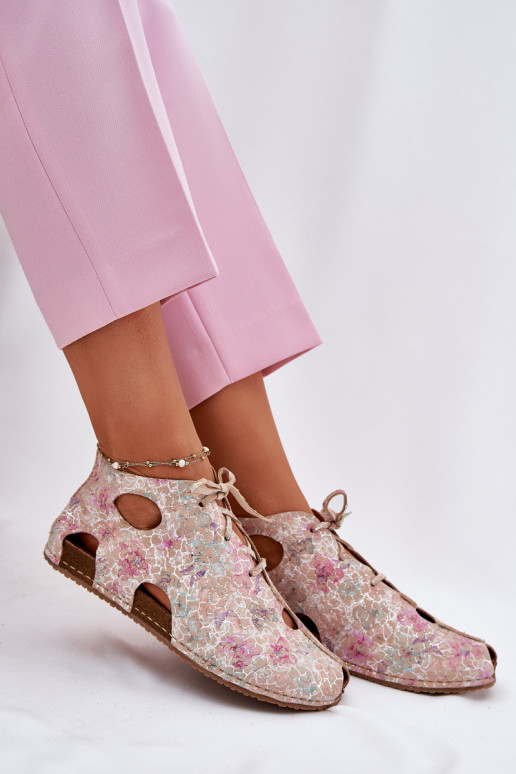 Estampado Piel Botas Tiene queciejka 03426-48 beige Estampado Piel Botas Tiene queciejka 03426-48 beige