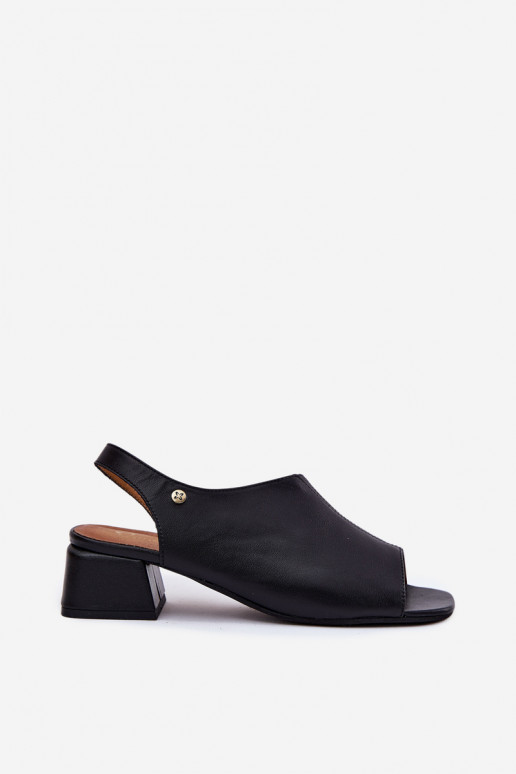 Sandalias de mujer Femenino reloj Tiene queciejka 06975-01 de color negro Sandalias de mujer Femenino reloj Tiene queciejka 06975-01 de color negro