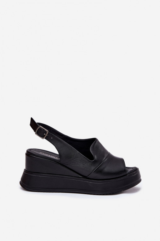 Piel Femenino Sandalias plataforma Artiker 52C0484 de color negro Piel Femenino Sandalias plataforma Artiker 52C0484 de color negro