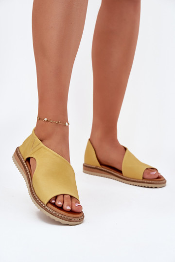 Sandalias de mujer Femenino Artiker 46C1015 color amarillo 2