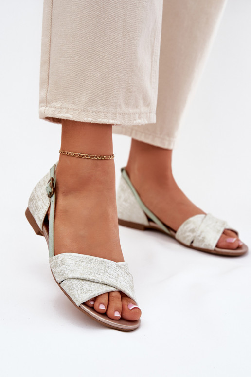 Sandalias de mujer isósceles Tiene queciejka 04614-46 color menta Sandalias de mujer isósceles Tiene queciejka 04614-46 color menta